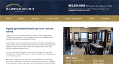 Desktop Screenshot of oswegovision.com